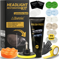 <strong>Allstric Kit Pulir Faros</strong><br> Da gialli e opachi a trasparenti. In 20 minuti. A casa.
