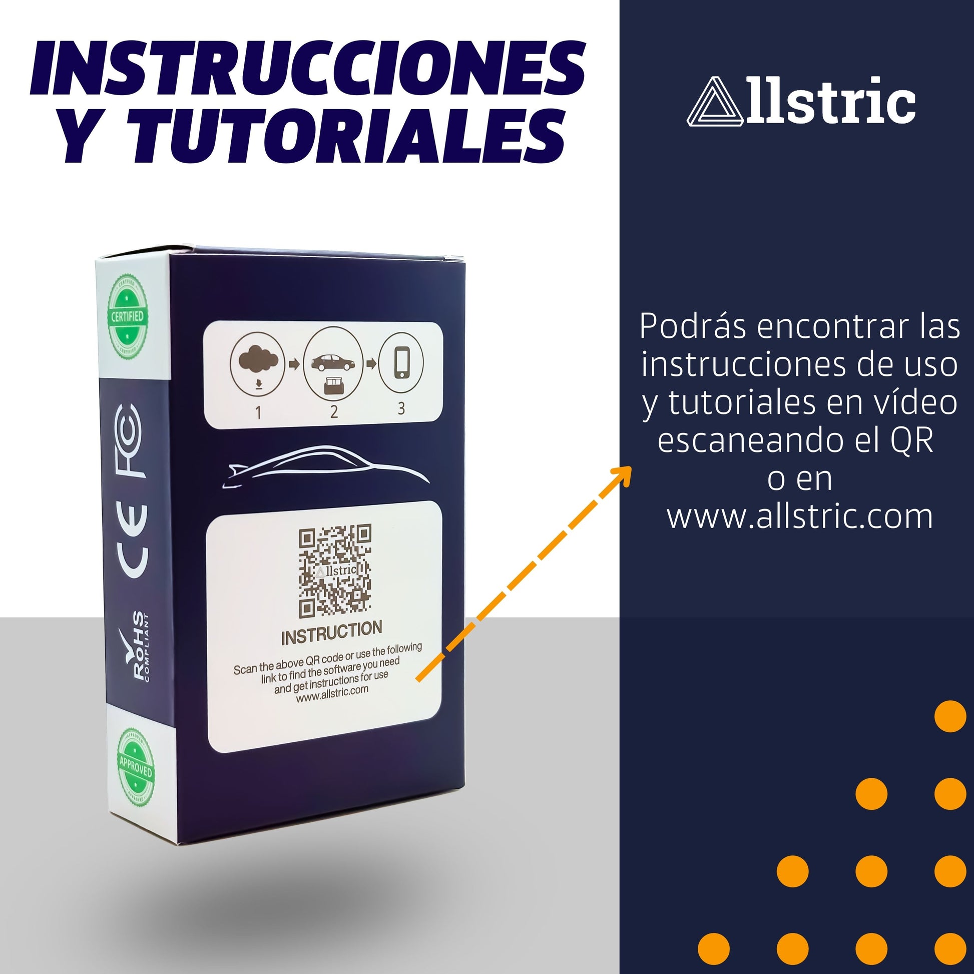 Allstric️ ELM327 OBD2 Herramienta de Diagnosis