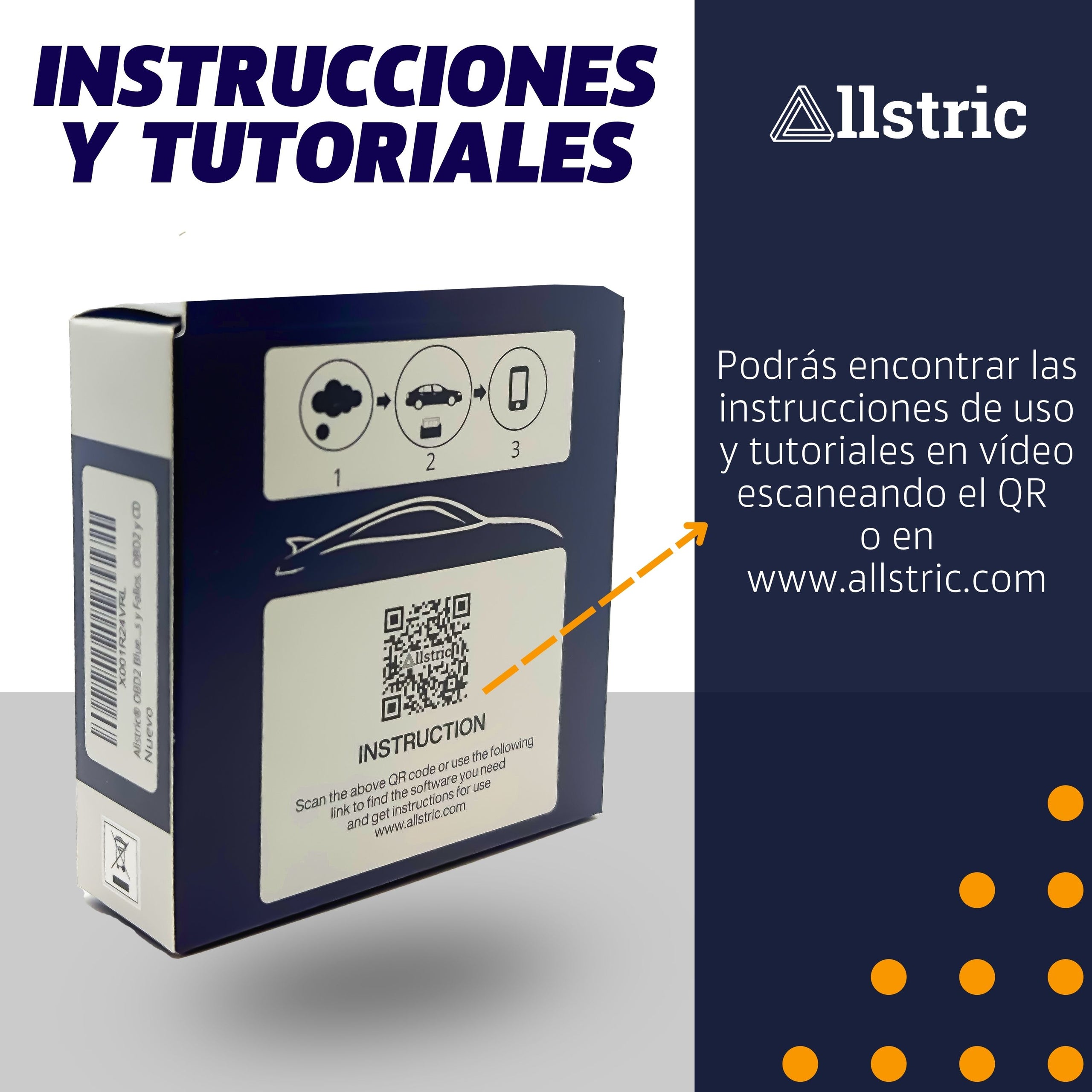 Allstric️ ELM327 OBD2 Herramienta de Diagnosis CON CD
