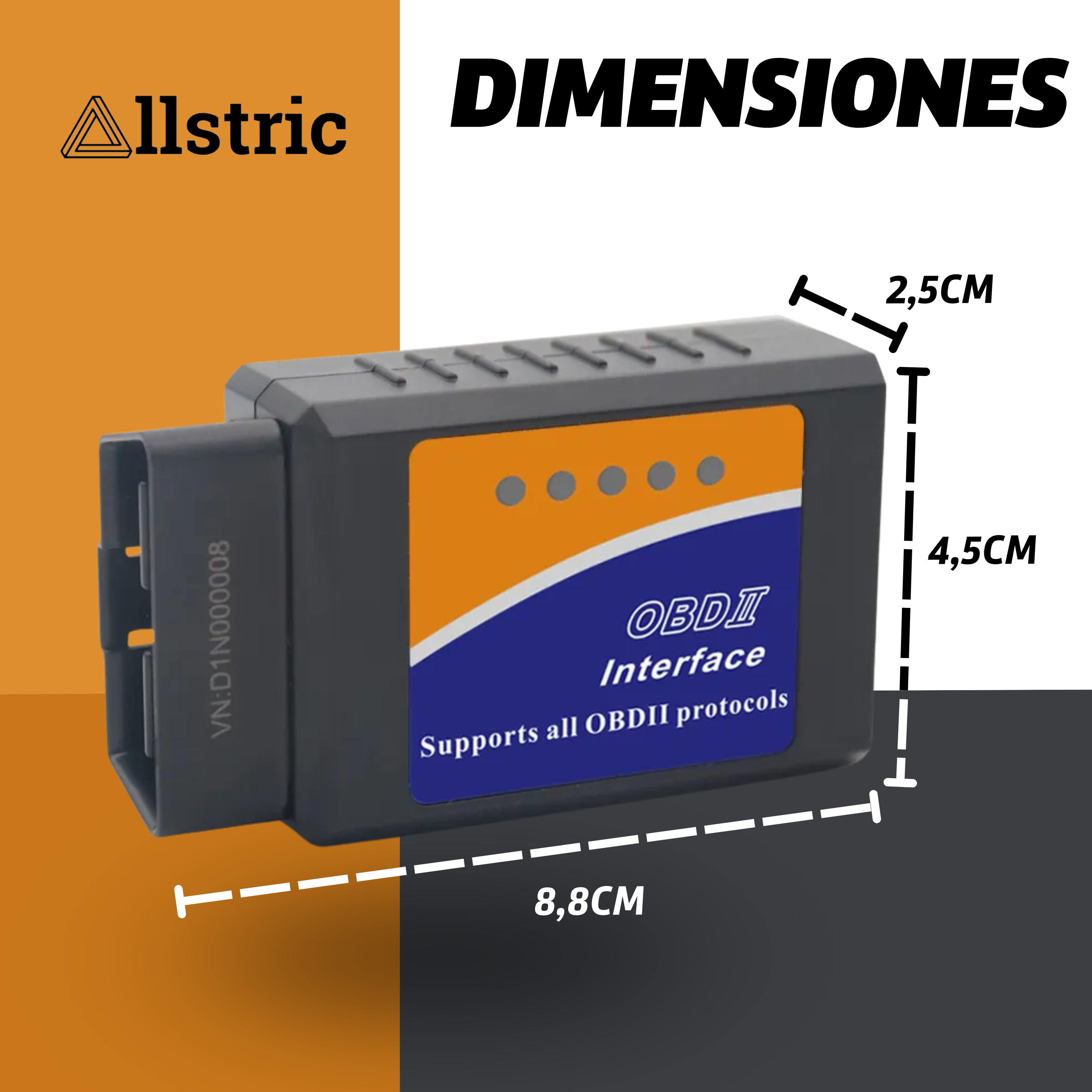 Allstric️ OBD2 Interface Herramienta de Diagnosis