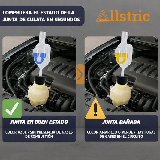 <strong>Allstric Kit Detector de Averia Junta de Culata</strong><br> La avería más cara del coche se detecta en minutos
