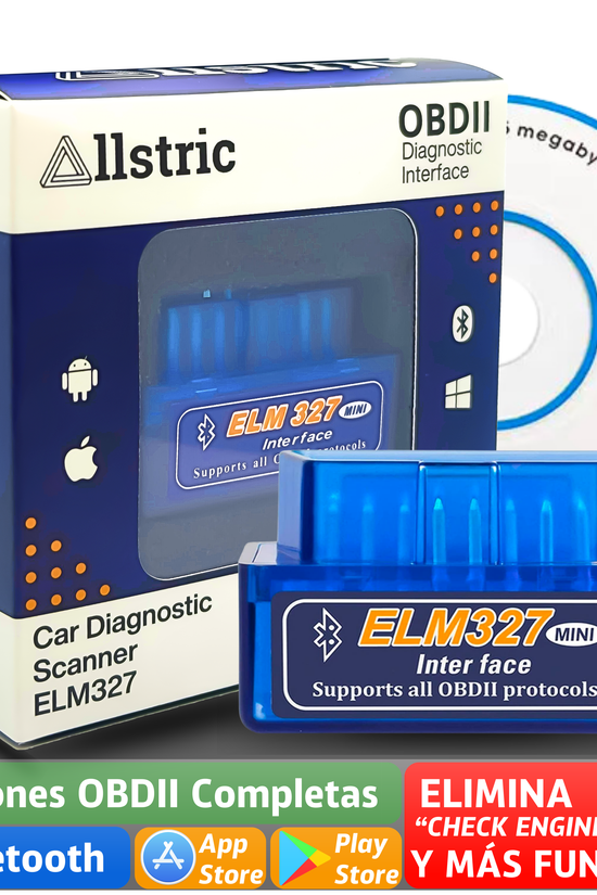 Allstric️ ELM327 OBD2 Herramienta de Diagnosis CON CD