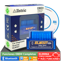 <strong>Allstric ELM327 OBD2 con CD</strong><br> El diagnóstico del coche desde el PC de tu garaje