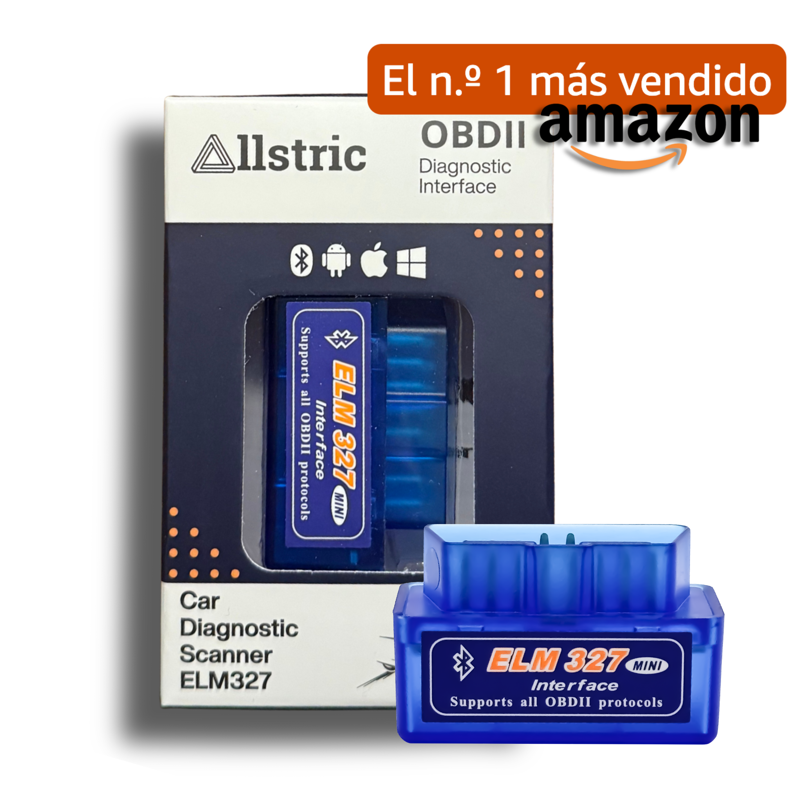 Allstric️ ELM327 OBD2 Herramienta de Diagnosis