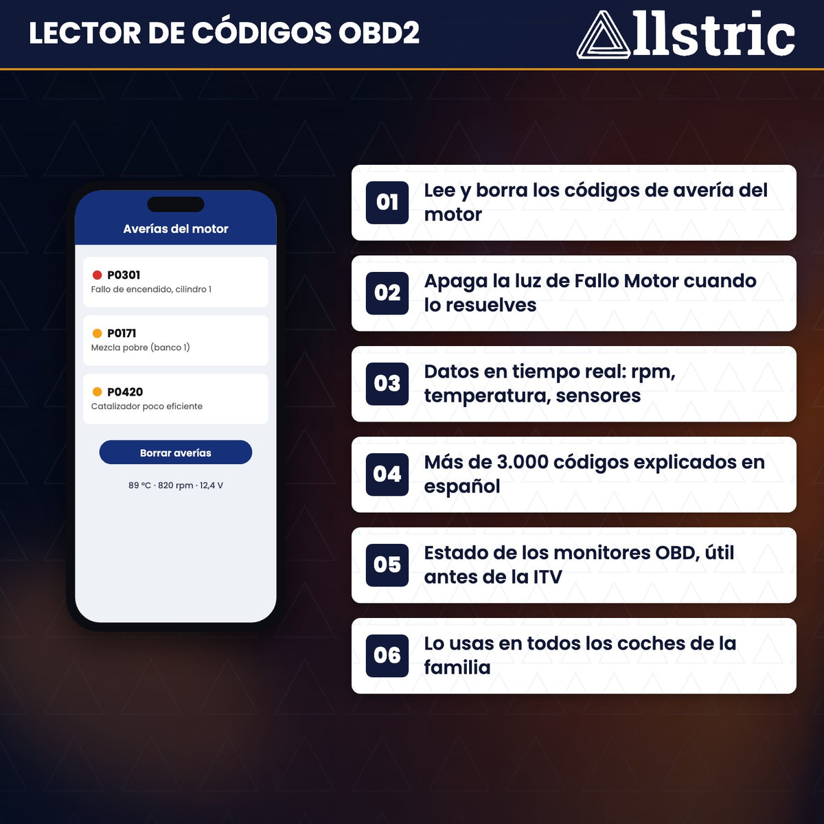 Allstric ELM327 OBD2 Bluetooth