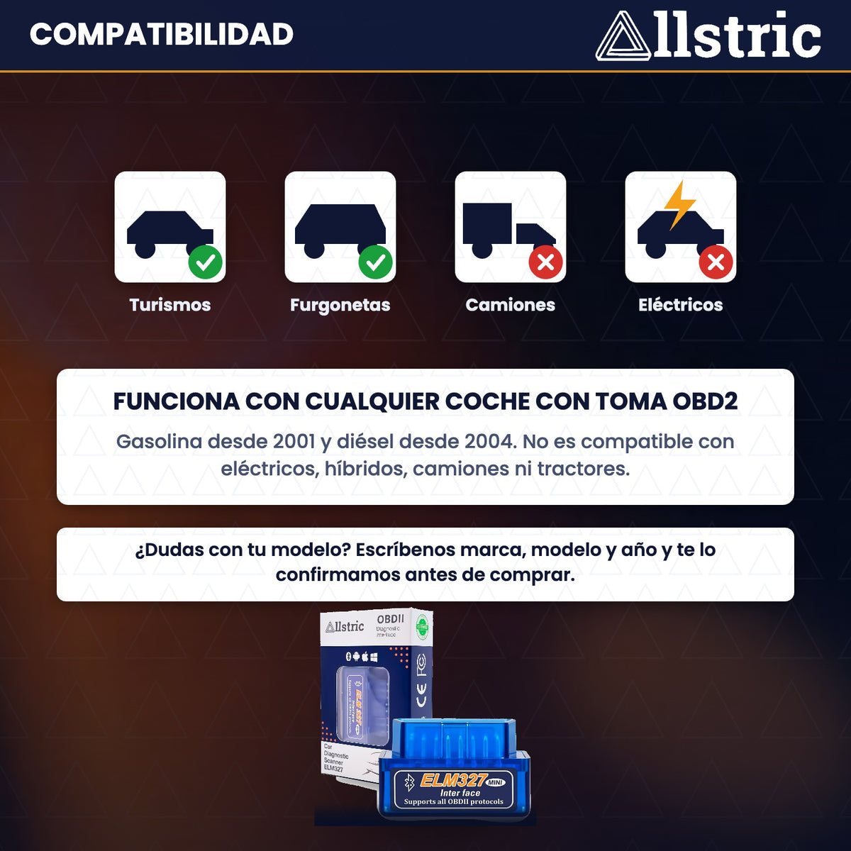 Allstric ELM327 OBD2 Bluetooth