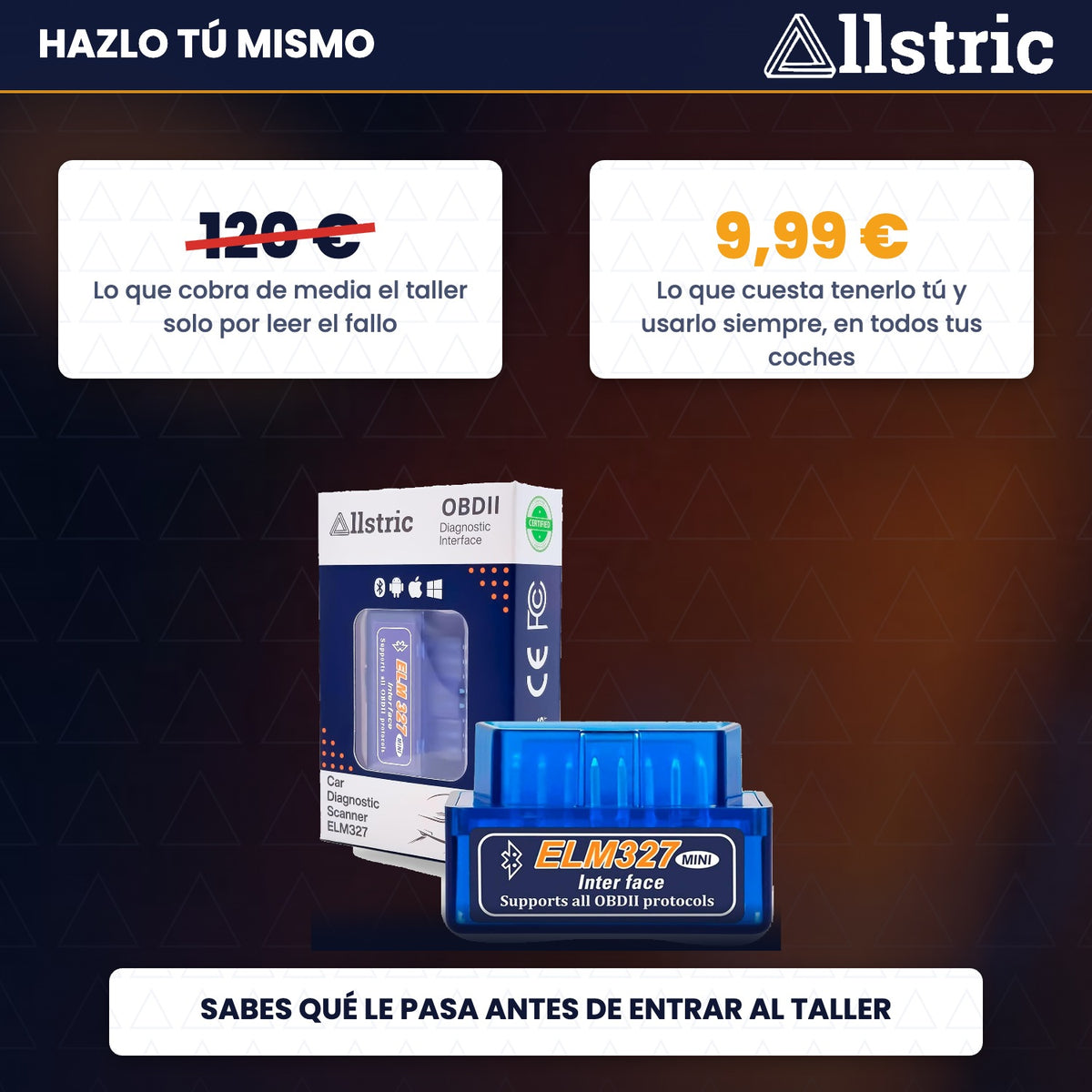Allstric ELM327 OBD2 Bluetooth